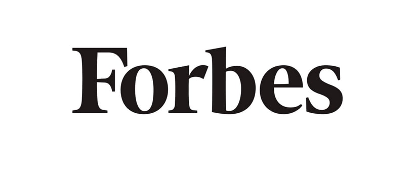 Logo of Forbes magazine in serif letters